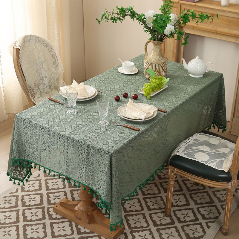 Nordic Light Lüks Retro Dantel Masa Örtüsü Toz Geçirmez Isı Yalıtımı Güzelleştirme Masa Örtüsü Sehpa Örtüsü_voghion.com
