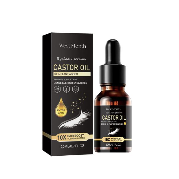 Castor Oil Rich, Moisturizing, Natural, Slim, Black, Curling, and Gentle Mascara_voghion.com