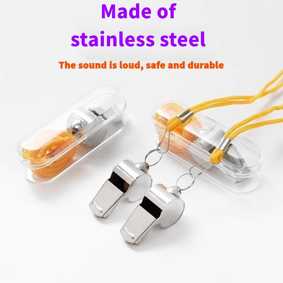 Μεταλλική σφυρίχτρα από ανοξείδωτο ατσάλι σφυρίχτρα δασκάλου γυμναστικής σφυρίχτρα αθλητισμού σφυρίχτρα_voghion.com