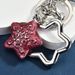 Portachiavi con stella a cinque punte con sovrapposizione avanzata, accessorio per borsa da donna, squisito ciondolo ornamentale_voghion.com