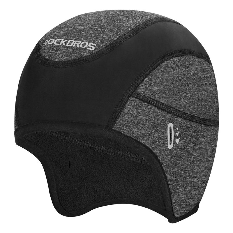 ROCKBROS Wintermütze Helmmütze Radmütze Untermütze Mit Brillenlöchern_voghion.com