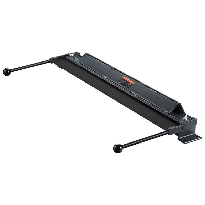VEVOR Box And Pan Brake, 36-Inch, 0-130 Degrees Sheet Metal Bending Brake, Portable Mini Metal Bender With 20 Gauge Low Carbon Steel 14 Gauge Aluminum Capacity Power Handle, For Metal Bending_voghion.com