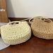 Beach Handwoven Simple Style Handbag Half-Round Straw Women's Tote Bag_voghion.com