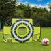 Porta da calcio multifunzione 3 in 1 per bambini - Rete da calcio pieghevole con montaggio immediato e custodia per il trasporto (uso esterno/interno)_voghion.com