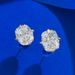 Women's Jewelry S925 Silver High Carbon Diamond 8*10 Earrings Cut Square Zircon Earrings Simple_voghion.com