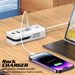 Nouveau chargeur de téléphone portable enfichable 4 USB, tête de charge rapide multiport double PD, rallonge universelle avec prise de type C._voghion.com