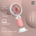 Ventilador portátil portátil mini USB recarregável com suporte para estudantes_voghion.com