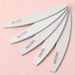 Sides 1Pcs Double Nail File Sandpaper Thick Thick Professional Files for Manicure Half-moon Abrasive Lime           s_voghion.com