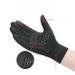 Sport-Radhandschuhe für Herren, Touchscreen, Winter, Fleece-gefüttert, Baumwolle, wasserdicht, Outdoor, rutschfest, winddicht_voghion.com