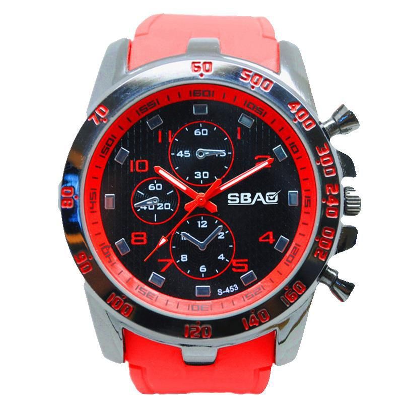 Colorful Multi Color Rainbow Student Sports Silicone Quartz Watch_voghion.com