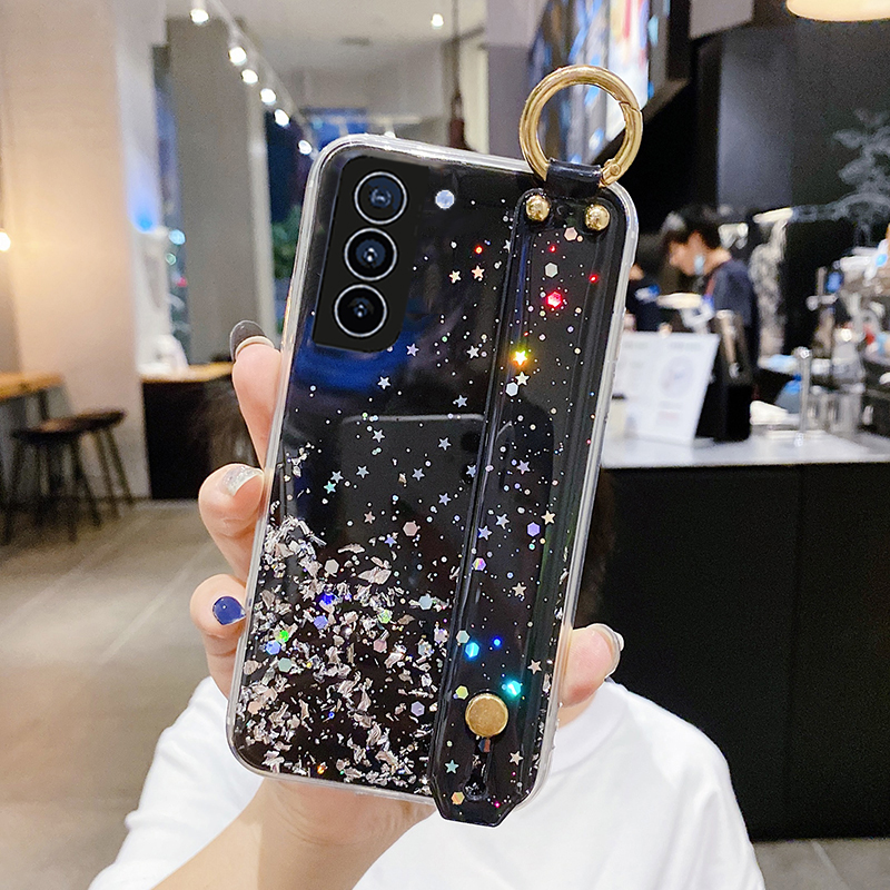 Bling Star Klare weiche Handyhülle für Samsung Galaxy S22 Ultra A12 A32 4G A52 A72 A13 A53 A73 S21 S20FE S10 Note 20_voghion.com
