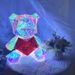 Valentine's Gift Creative Decoration Iridescent Glowing Heart Bear Colorful Graduation Day Ornament Desktop Atmosphere_voghion.com