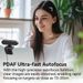 4K Webcam 1440P 2K Web 1080P EMEET C60E Autofocus USB Computer Camera For Live Streaming/ Video Call/ Conference_voghion.com