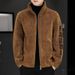 CT Autumn Winter New Turn-down Collar Short Leather Jacket Men's Thickened Shearling Coat Plus Size Trendy_voghion.com