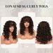 Synthetic Clip-in New Wigs For Women Small Curly High Temperature Wire Headpieces Fluffy Short Curly Hair_voghion.com