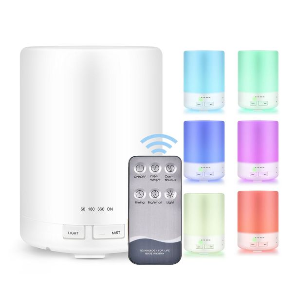 Aroma Diffuser Aromatherapy Machine Colorful Light Humidifier 300ml Silent Desktop Air Purifier Moisturizer Aromatherapy Spray_voghion.com