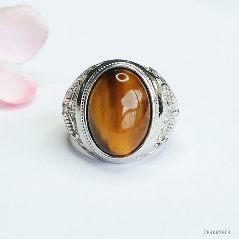 Bague de pouce Jianyu en cristal naturel œil de tigre, pierre précieuse colorée CB4092904_voghion.com
