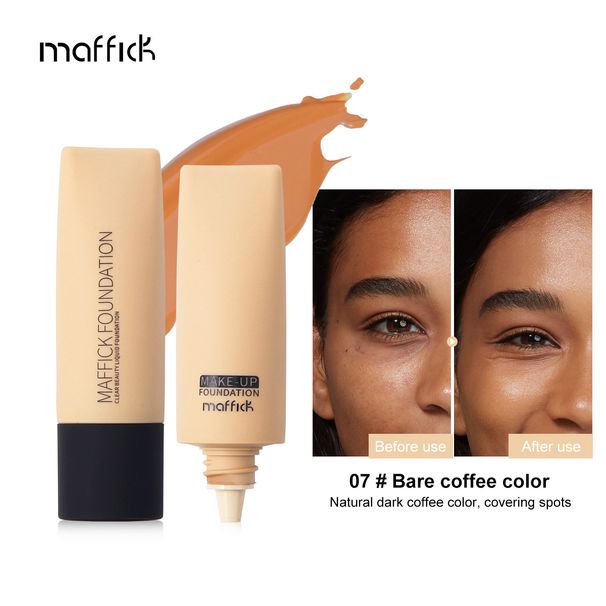 Gesichtsgrundierung, klare Haut, flüssige Grundierung, Concealer, Akneflecken, lang anhaltende Feuchtigkeitspflege_voghion.com