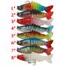 Lure Bait New Style Lead Soft Body Multi Eight Section Fish 9cm17.5g Simulation Silikona Fish Bait Makšķerēšanas rīki Produkti_voghion.com