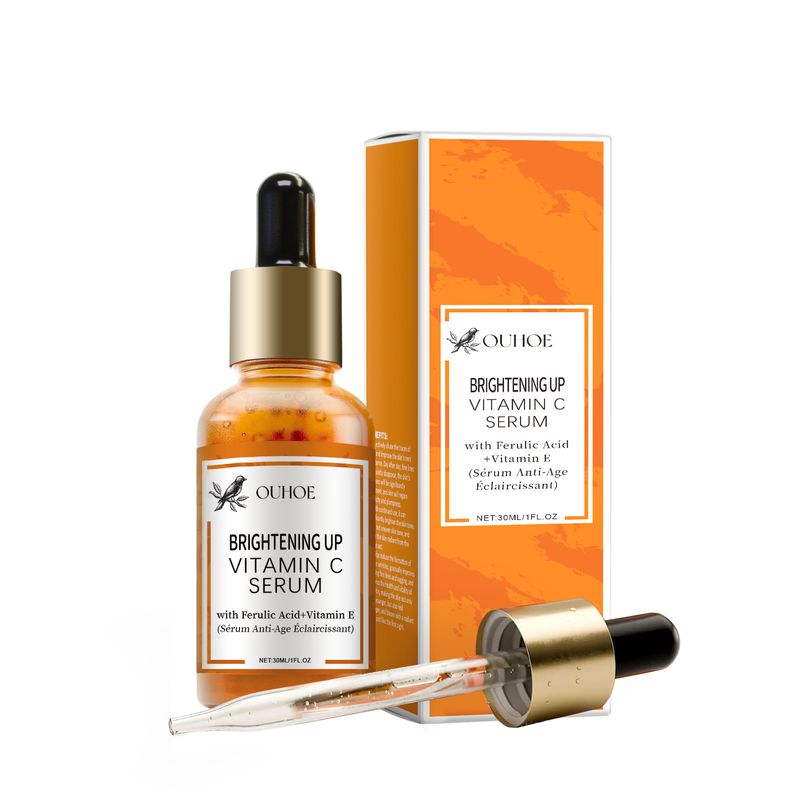 Siero viso alla vitamina C, idratante e nutriente, ammorbidisce la pelle e sieri per pori fini_voghion.com