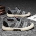 Scarpe da ginnastica casual estive slip-on da uomo, in tessuto a maglia leggero, con punta a calzino_voghion.com
