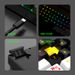 Mini teclado RGB luminoso con cable de 61 teclas para juegos, tacto mecánico, portátil y compacto para oficina y negocios._voghion.com