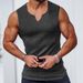 Letní nová pánská ležérní vesta bez rukávů top vesta s tričkem_voghion.com