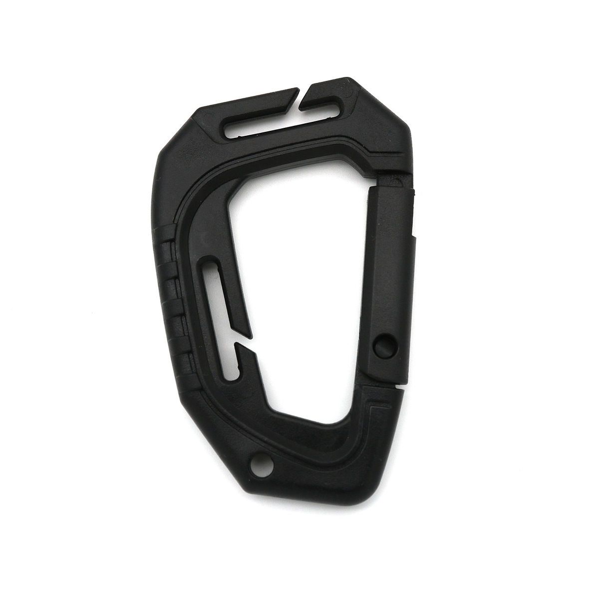 Outdoor Carabiner Quicdraw Tactical Multi-Function D-Shaped Bucle Lightweight Medium Climbing Plastic Steel Spring_voghion.com