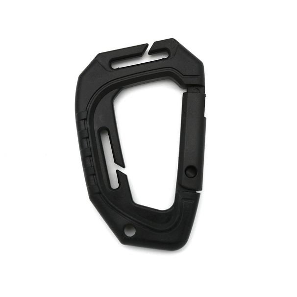 Outdoor Carabiner Quicdraw Tactical Multi-Function D-Shaped Bucle Lightweight Medium Climbing Plastic Steel Spring_voghion.com