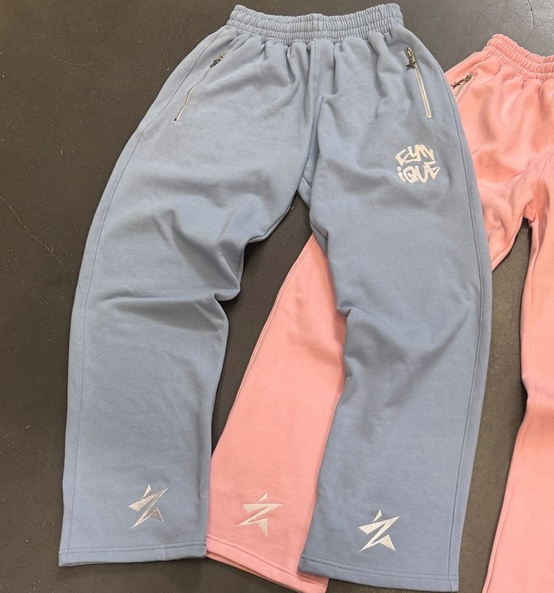 Herenkleding High Street Dopamine Sportbroek Trekkoord Rechte Print Casual Broek_voghion.com