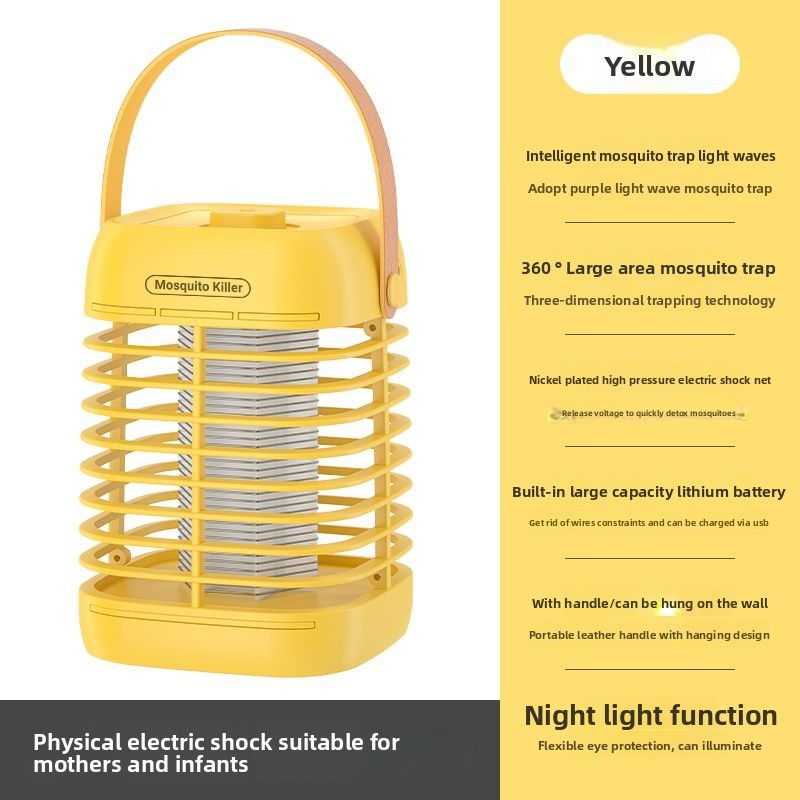 Multifunctional Powerful For Home Bedroom Silent Hanging Repellent Outdoor Wireless Mosquito Killer Lamp_voghion.com