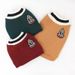 Knitted V-neck Campus Style Vest Clothes Winter Outfit For Teddy Pomeranian Small Dogs Autumn Apparel_voghion.com