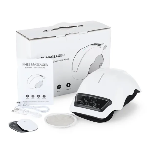 Fizioterápiás masszírozó vibrációs fűtőpad Elektromos infravörös fényterápia térdfájdalom és reumás ízületi gyulladás esetén_voghion.com