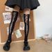 Y2K Millennial Hot Hollow Lace DIY Elastic Band Cosplay Lolita Soft Girl Over-the-Knee Thigh Socks_voghion.com