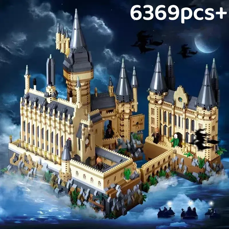 Micro Bricks Kreativ Medeltida Magic Castle Serie Skola Arkitektur Modell Byggstenar Gåvor Leksaker Barn Vuxen Barn_voghion.com