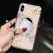 Bling Diamond Phone Cover, Cell Case for Samsung S24 S21 S22 23Ultra Note20, Design, Attractive Pearl Mirror, Wholesale_voghion.com