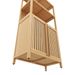 Bamboo Storage Cabinet, Freestanding Bathroom Cabinet With 2 Doors, Floor Cabinet Organizer For Living Room, Kitchen, Entryway_voghion.com