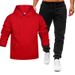 Herrenbekleidung Frühling, Herbst und Winter Herren- und Damenfreizeit Europäischer Code Blanko Einfarbiger Anzug Vlies Lockerer Pullover und Hose Zweiteiliges Set_voghion.com
