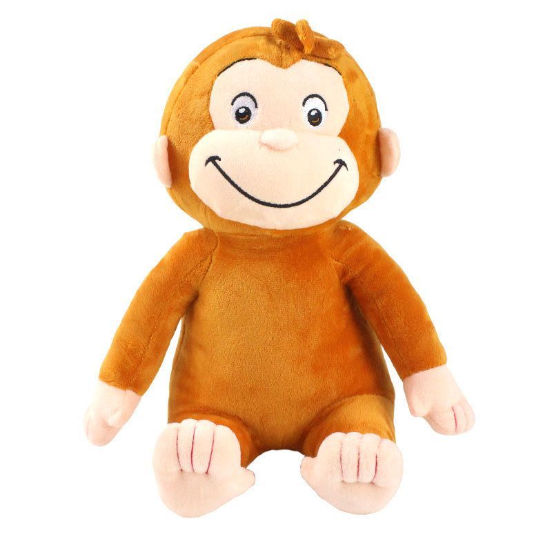 Adorable Plush Curious George Toy For Kids Soft And Cuddly Animal Stuffed Doll_voghion.com