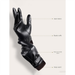 Woodpecker Leather Men Winter Cycling Touchscreen Driving Outdoor Motorcycle Warm Cotton Ski Gloves Three-line Style_voghion.com