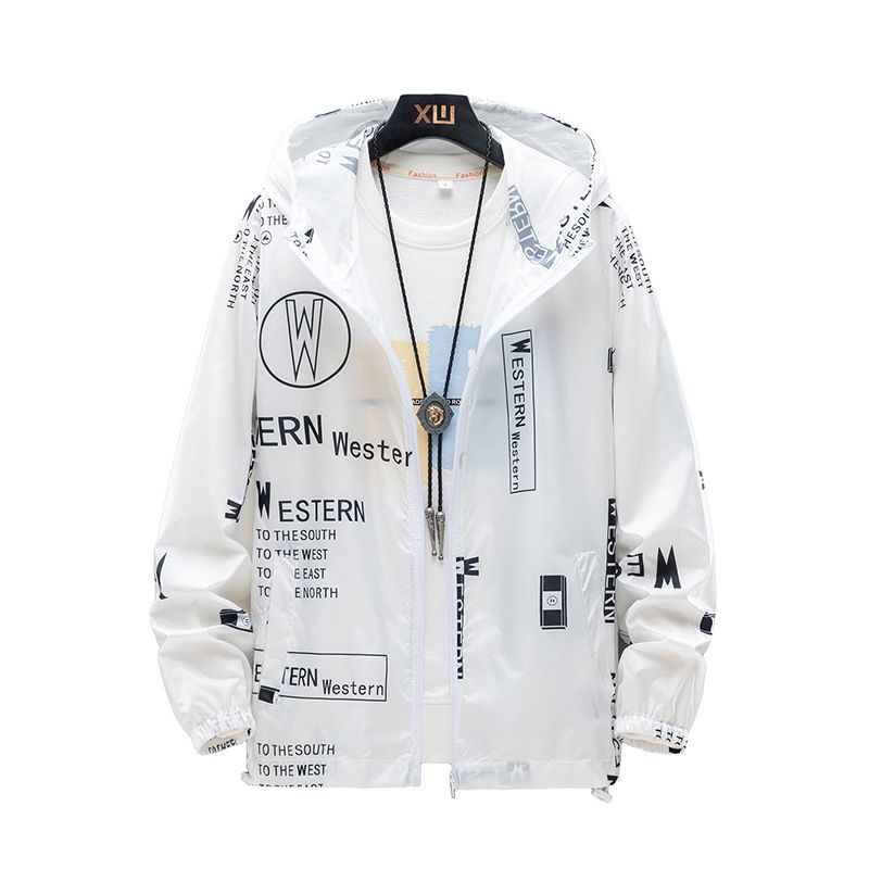 Roupas masculinas de verão, jaqueta fina respirável, plus size, roupas de pesca plus size, roupas de proteção solar para estudantes_voghion.com
