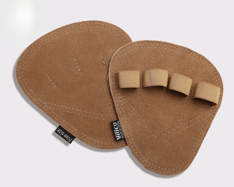 Cowhide Deadlift Palm Protector Non-Slip Half-Finger Gloves Waterproof Wear-Resistant Weightlifting Tool Anti-Slip_voghion.com