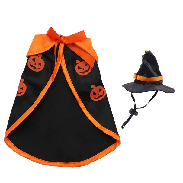 Cloak Halloween Hat Cape Cat Clothes Small And Medium-sized Dog Pet Supplies_voghion.com