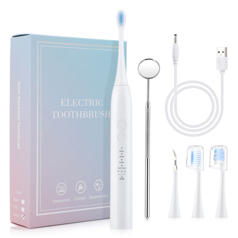 Tandheelkundige elektrische tandenborstel Scaler Tandreiniger Whitening Instrument Tandsteenverwijderaar Mondverzorging USB Opladen_voghion.com