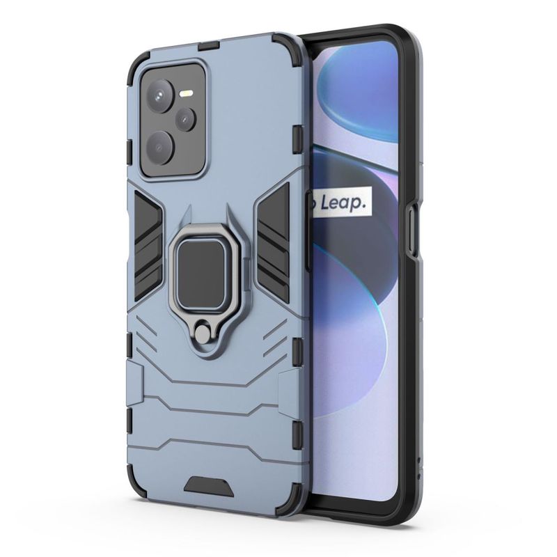Rüstung Kickstand Stoßfest Fall Für OPPO Realme C35 C30 C31 C21Y C25Y C21 C11 C15 C12 6i 6 s 5i 9i 9 Pro Plus Ring Holde_voghion.com
