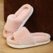 Pantofole in peluche per donna e uomo - Pantofole da casa in peluche con suola in EVA antiscivolo per interni/esterni e soletta in memory foam (colori assortiti)_voghion.com