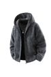 Cappotto invernale alla moda in pile doppio strato spesso da uomo in cotone_voghion.com