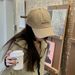Retro Soft Top Baseball Hat For Women Spring And Autumn Cotton All Match Letter Embroidery Face Small Duckbill Cap_voghion.com