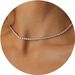 Collana hip-hop alla moda con zirconi per donna, catena da tennis completa per clavicola, girocollo, colletto con diamanti intarsiati_voghion.com
