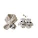Kindersjaal en handschoenen tweedelig winddicht warm kruis pluche baby slabbetje_voghion.com